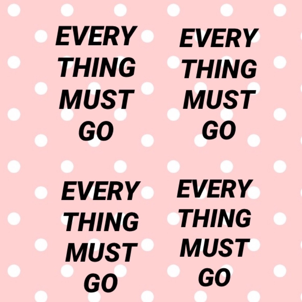 ‼️SALE‼️ EVERYTHING MUST GO